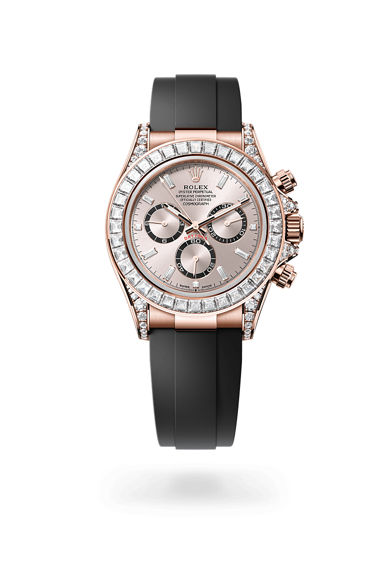 Rolex Cosmograph Daytona I Everose guld och diamanter - M126535TBR-0002 - Bergströms Ur