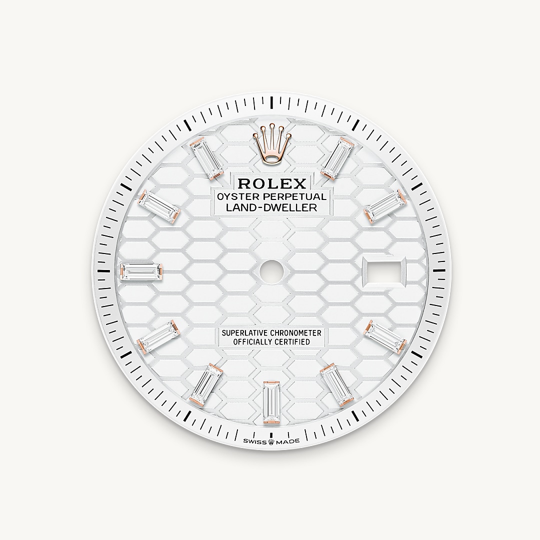 Rolex Land-Dweller I Everosé guld och diamanter - m127285tbr-0002 - Bergströms Ur