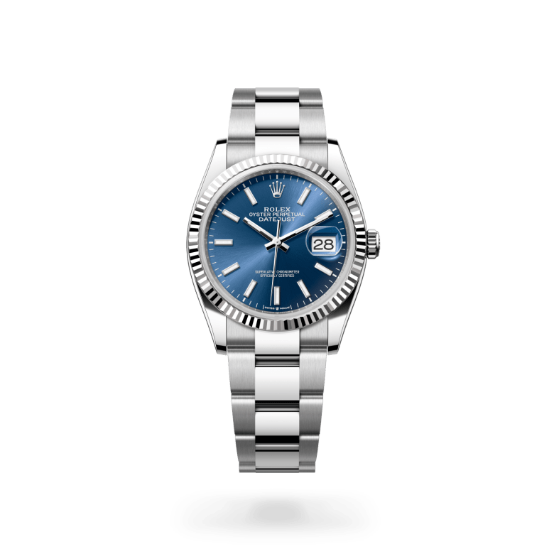 Rolex Datejust I Oystersteel och vitt guld - M126234-0018 - Bergströms Ur