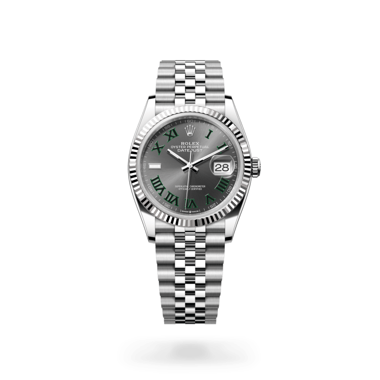 Rolex Datejust I Oystersteel och vitt guld - M126234-0045 - Bergströms Ur