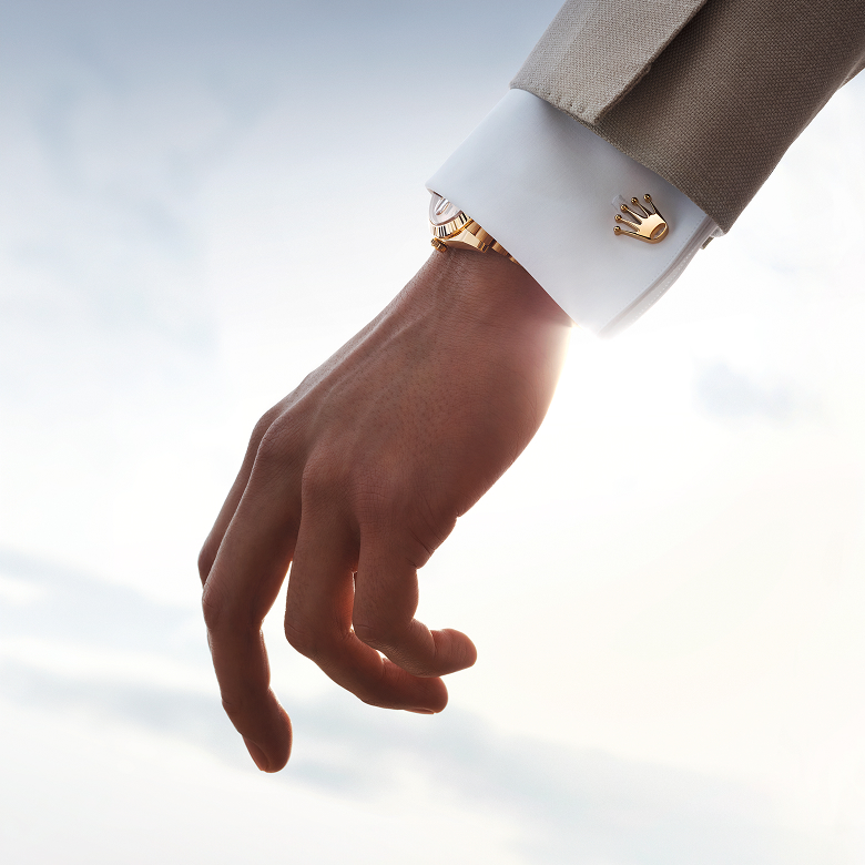 Rolex-accesoarer-manschettknappar