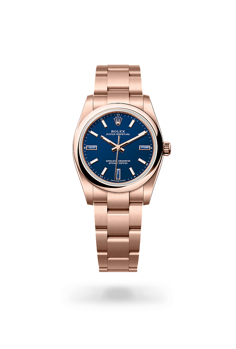 Rolex Oyster Perpetual I Everose - M124205-0002 - Bergströms Ur