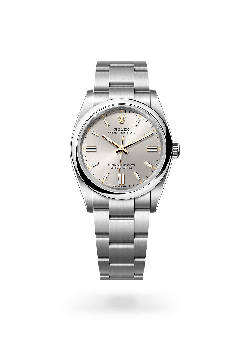 Rolex Oyster Perpetual I Oystersteel - M126000-0001 - Bergströms Ur