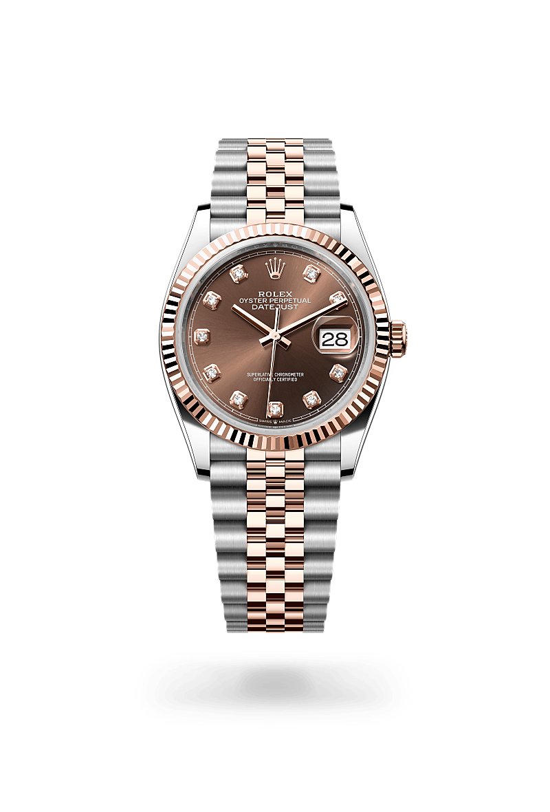 Rolex Datejust I Oystersteel och Everose guld - M126231-0053 - Bergströms Ur
