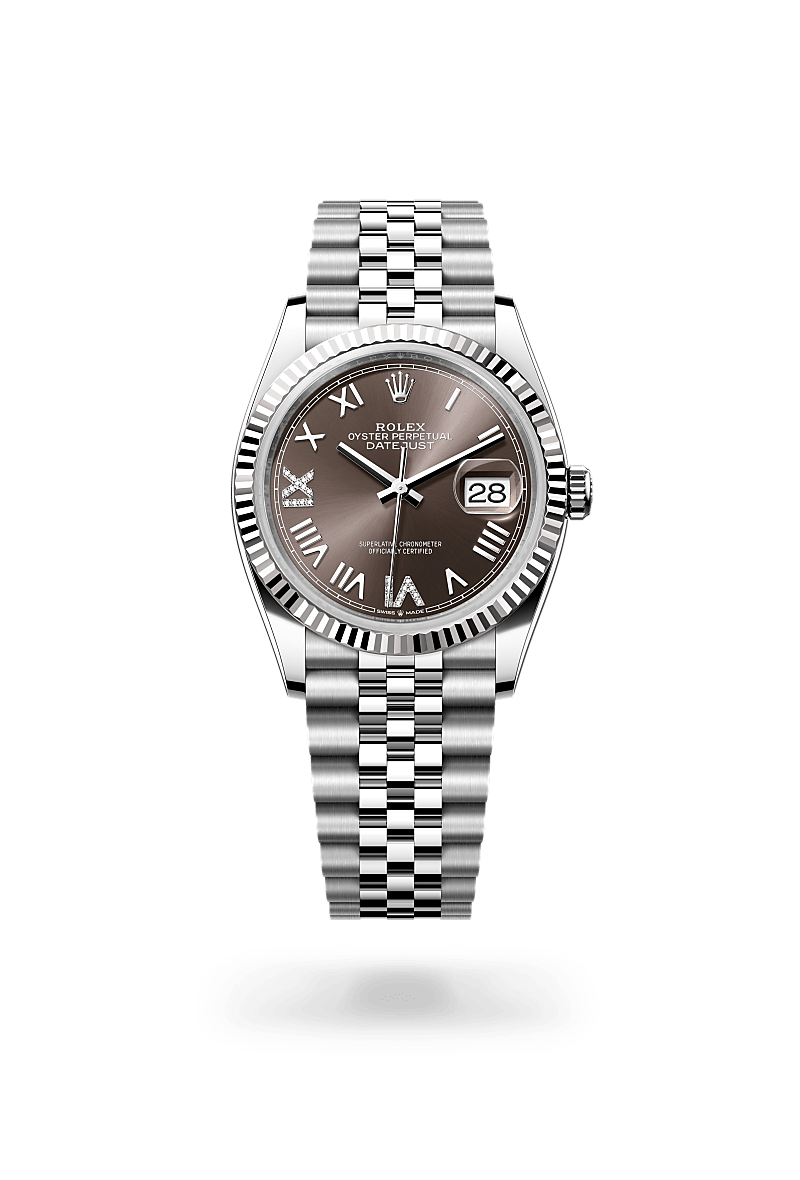 Rolex Datejust I Oystersteel och vitt guld - M126234-0071- Bergströms Ur