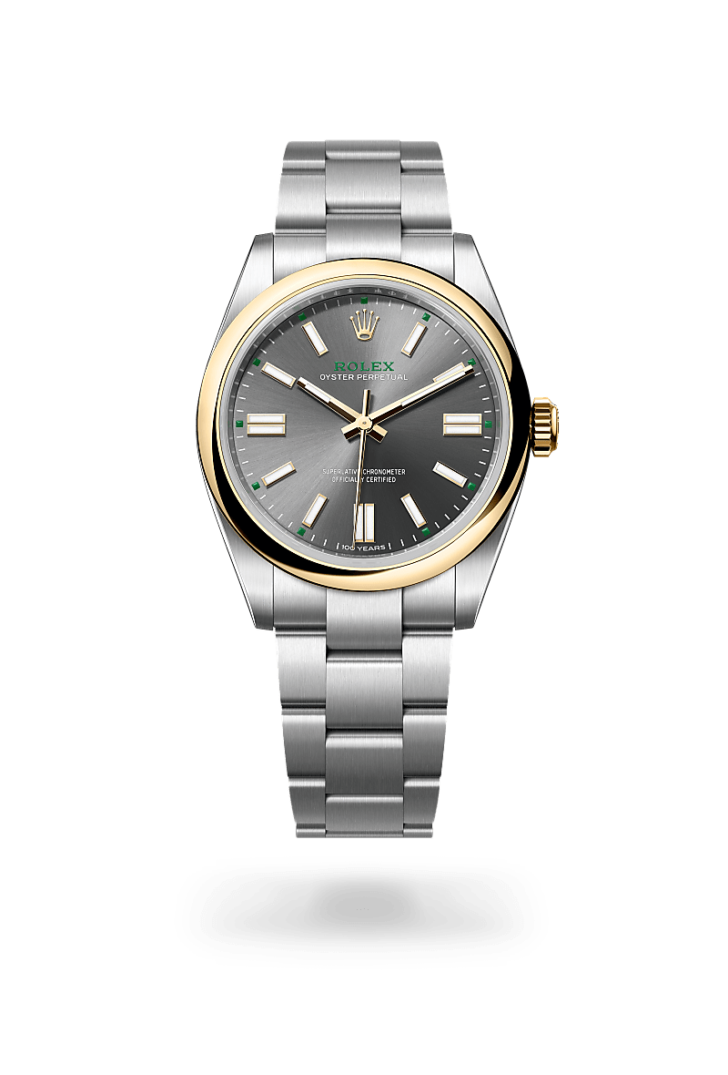 Rolex Oyster Perpetual I Oystersteel och Gult guld - M134303-0001 - Bergströms Ur