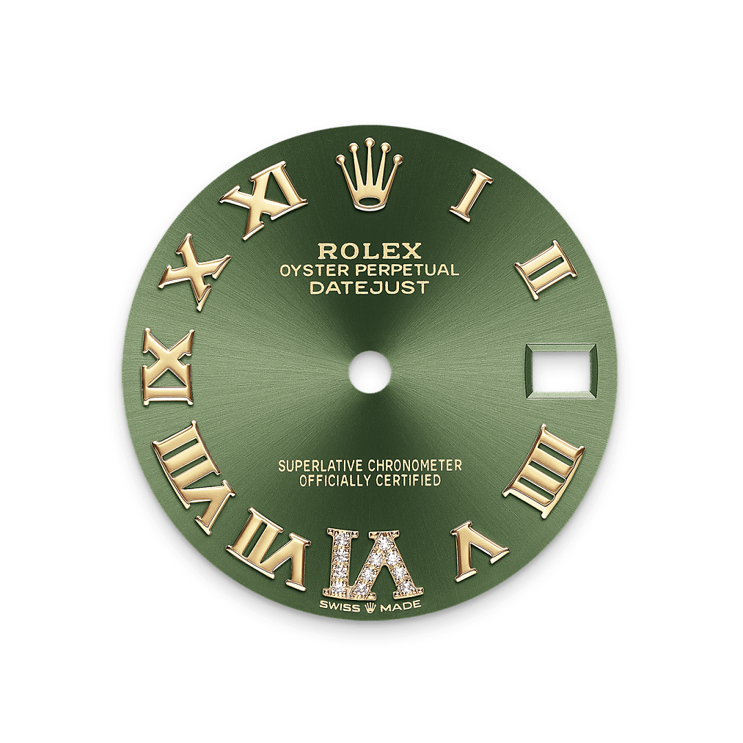 Rolex Datejust I Oystersteel, gult guld och diamanter - M278343RBR-0015 - Bergströms Ur