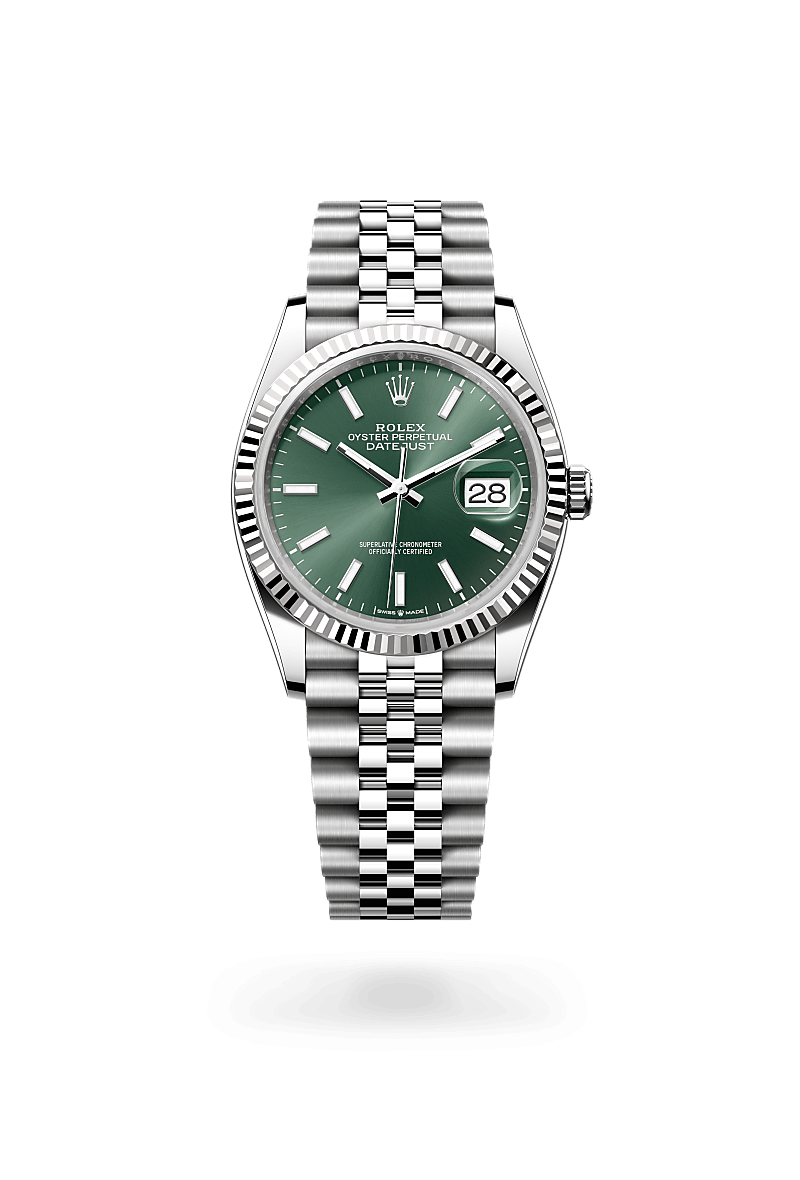 Rolex Datejust I Oystersteel och vitt guld - M126234-0051 - Bergströms Ur