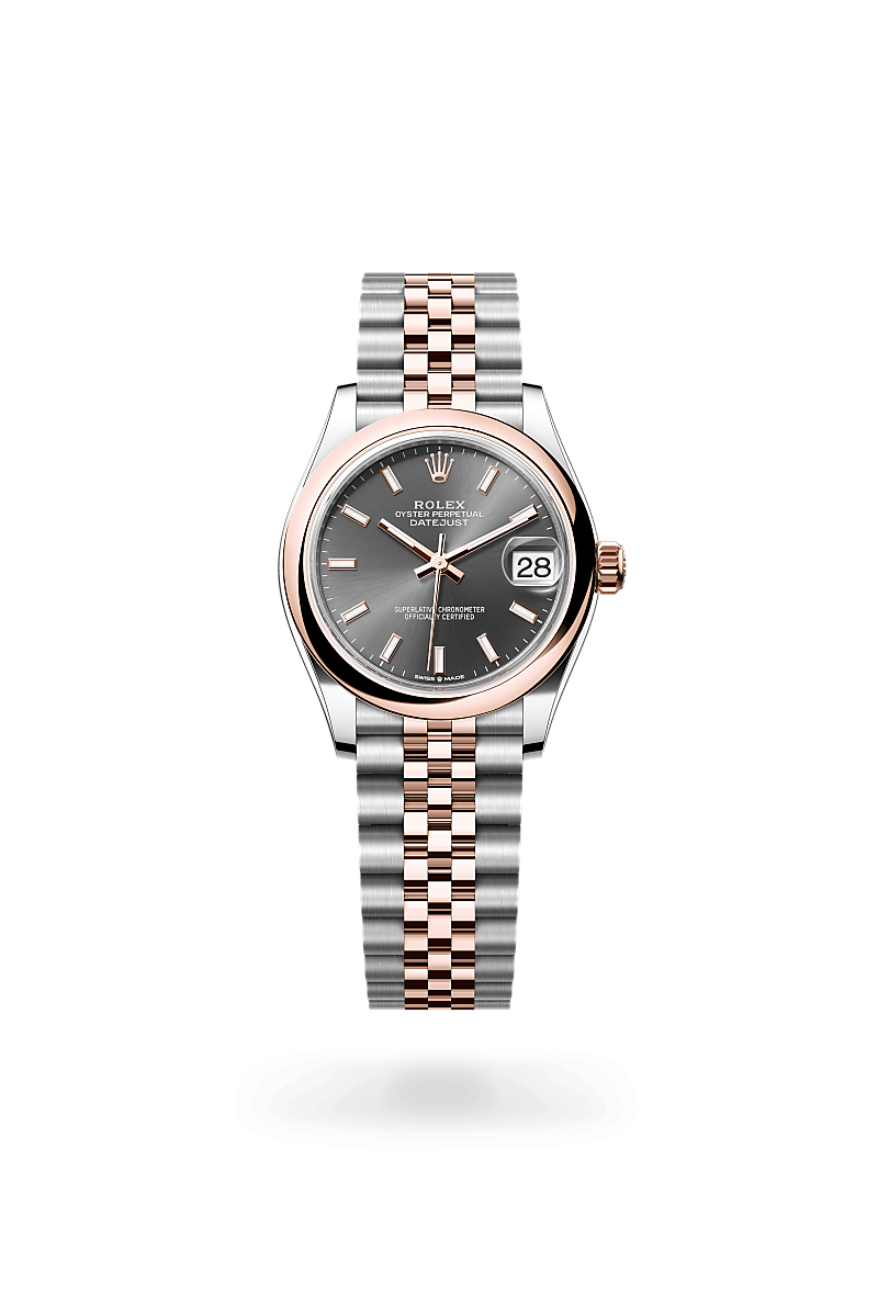 Rolex Datejust I Oystersteel och Everosé guld - m278241-0018 - Bergströms Ur