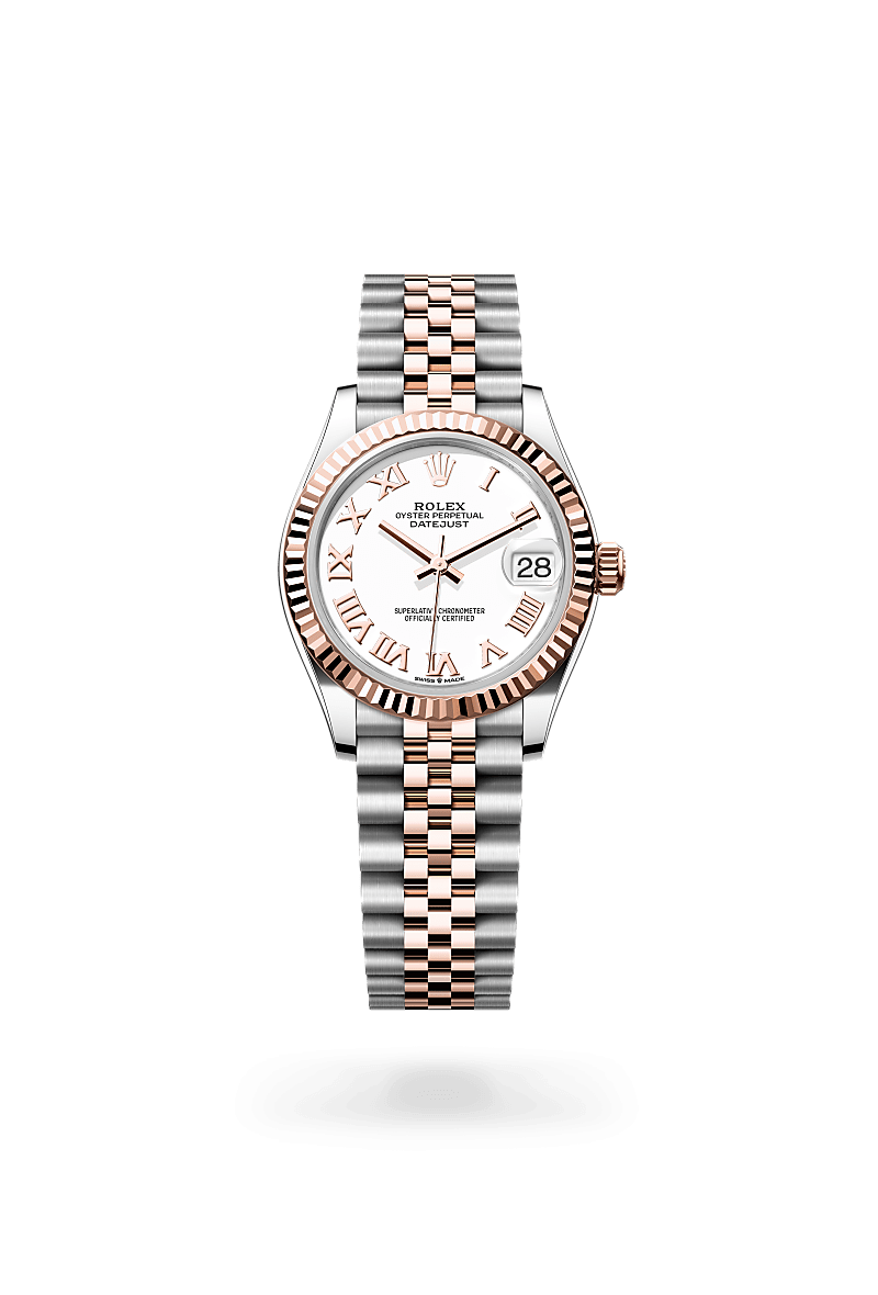 Rolex Datejust I Oystersteel och Everosé guld - M278271-0002 - Bergströms Ur