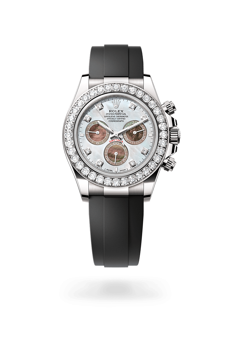 Rolex Cosmograph Daytona I Vitt guld och diamanter - M126589RBR-0001 - Bergströms Ur
