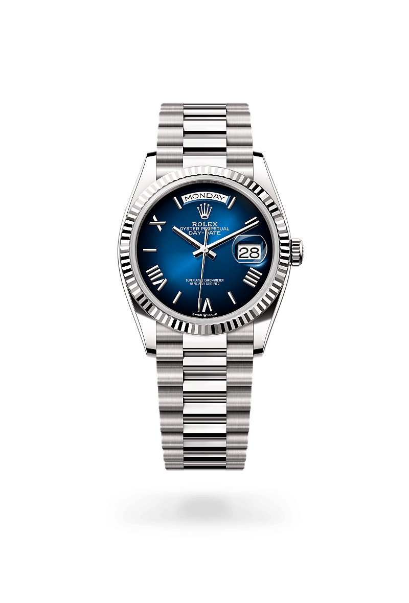 Rolex Day-Date i Vitt guld - M128239-0063 - Bergströms Ur