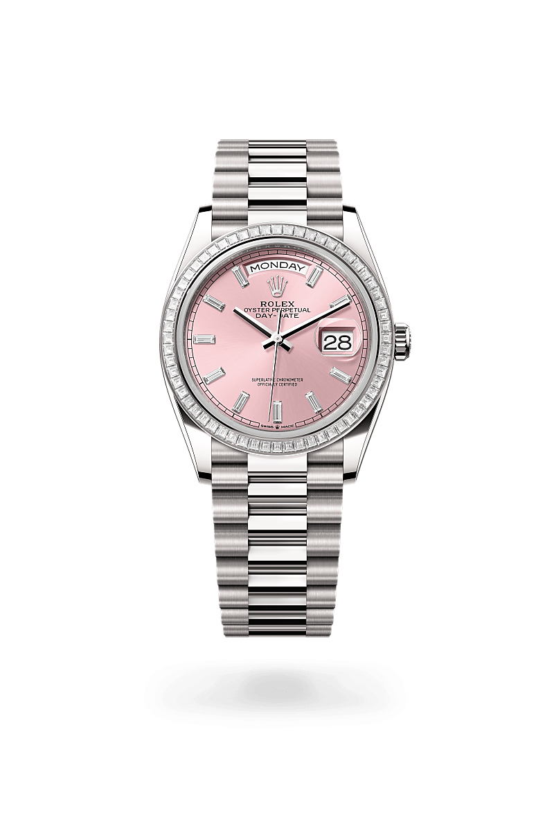 Rolex Day-Date i Vitt guld och diamanter- M128399TBR-0029 - Bergströms Ur