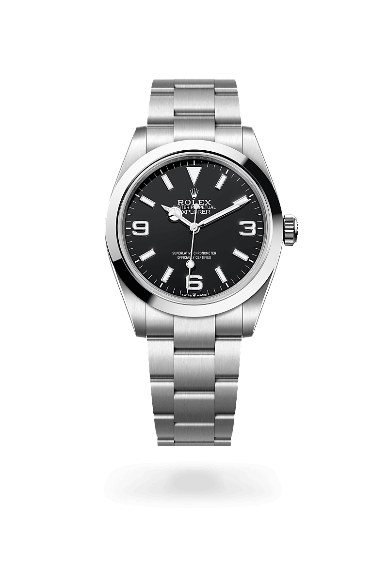 Rolex Explorer I Oystersteel - M224270-0001 - Bergströms Ur