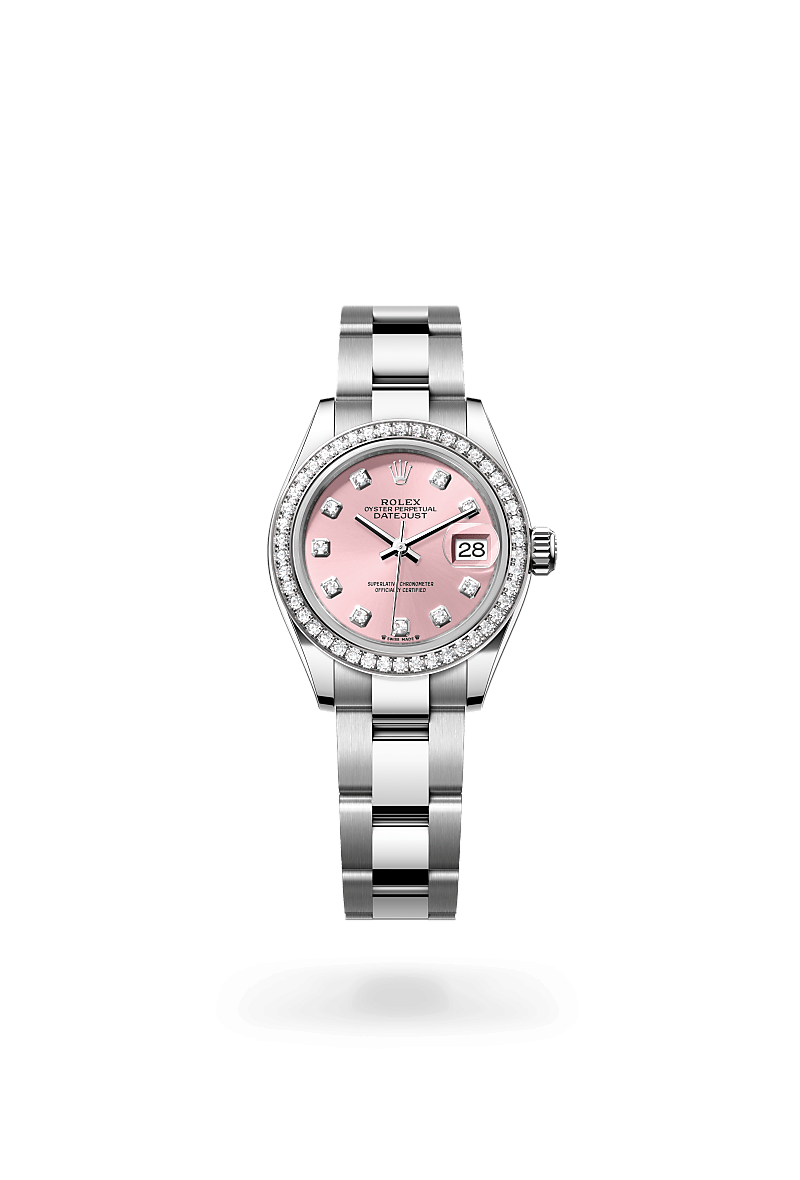 Rolex Lady-Datejust I Vitt guld, oystersteel och diamanter - M279384RBR-0004 - Bergströms Ur