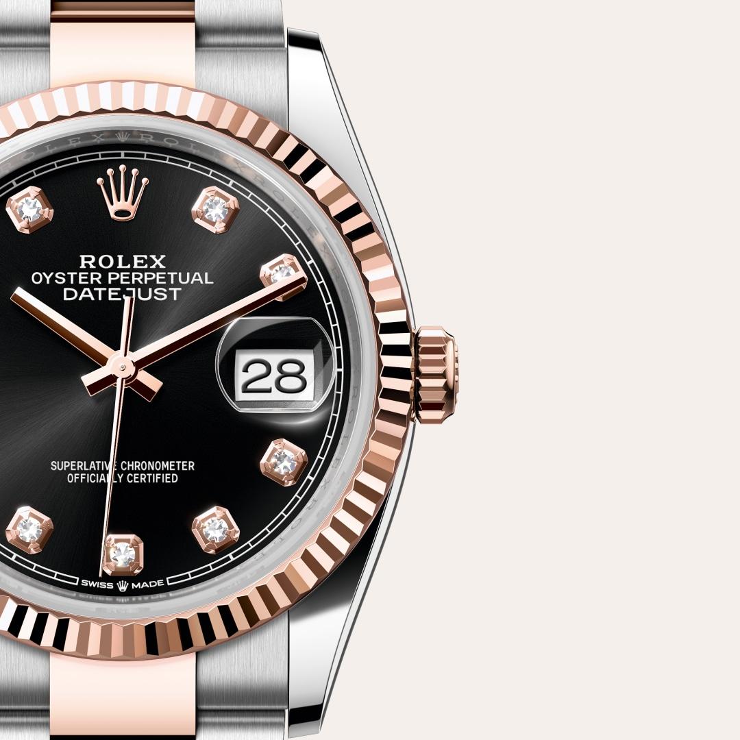 Rolex Datejust I Oystersteel och everose guld - M126231-0020 - Bergströms Ur