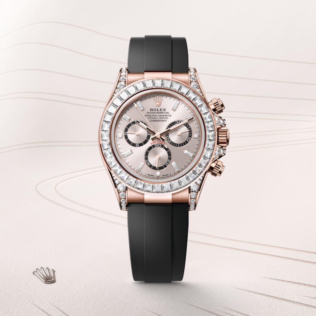 Rolex Cosmograph Daytona I Everose guld och diamanter - M126535TBR-0002 - Bergströms Ur