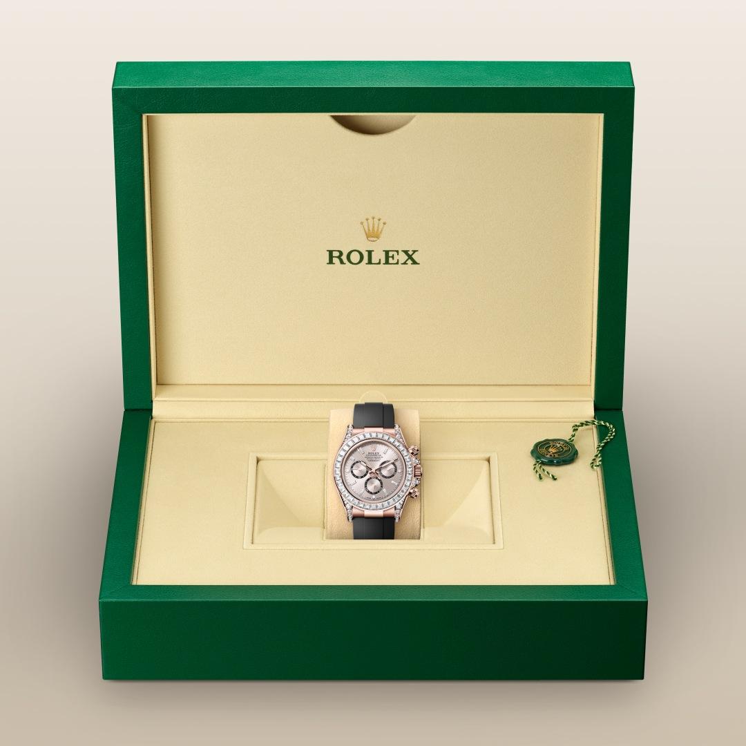 Rolex Cosmograph Daytona I Everose guld och diamanter - M126535TBR-0002 - Bergströms Ur