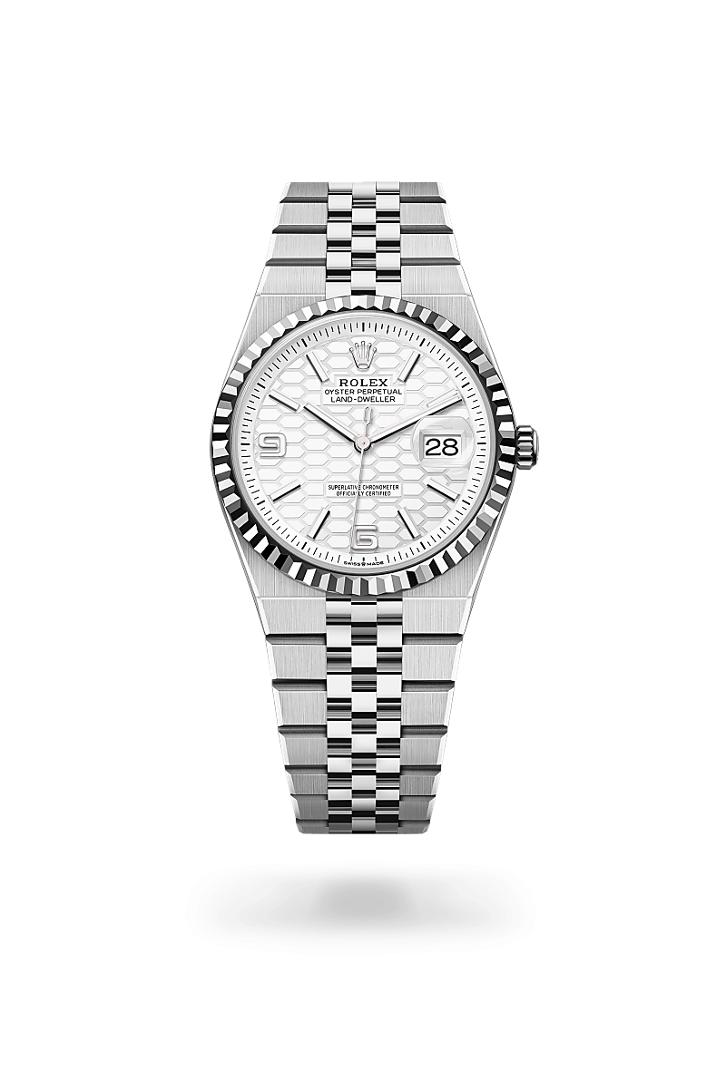 Rolex Land-Dweller I Oystersteel och vitt guld - M127234-0001 - Bergströms Ur