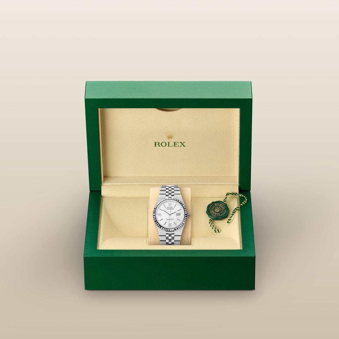Rolex Land-Dweller I Oystersteel och vitt guld - M127234-0001 - Bergströms Ur