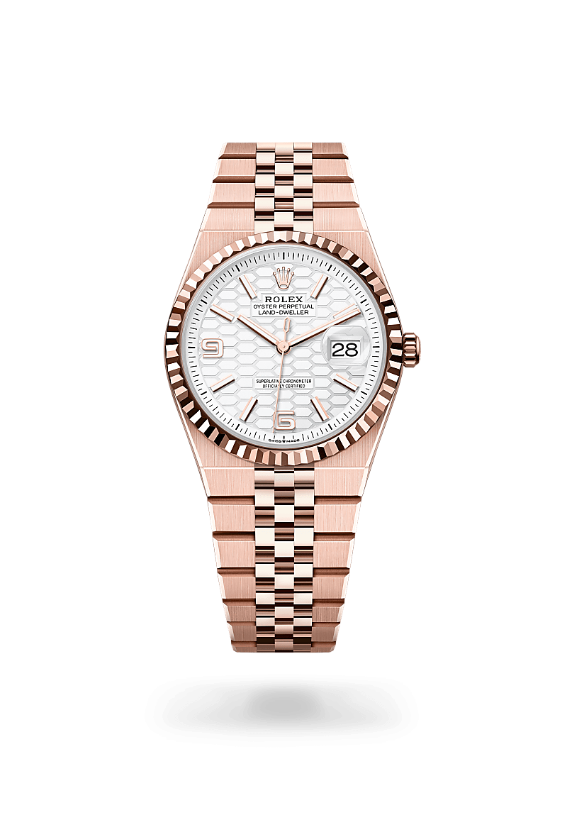 Rolex Land-Dweller I Everosé guld - 127235-0001 - Bergströms Ur