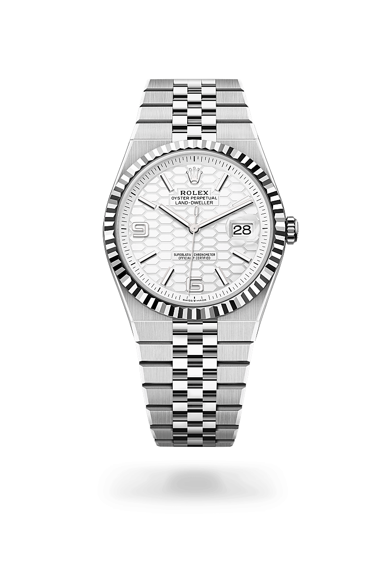 Rolex Land-Dweller I Oystersteel och vitt guld - M127334-0001 - Bergströms Ur