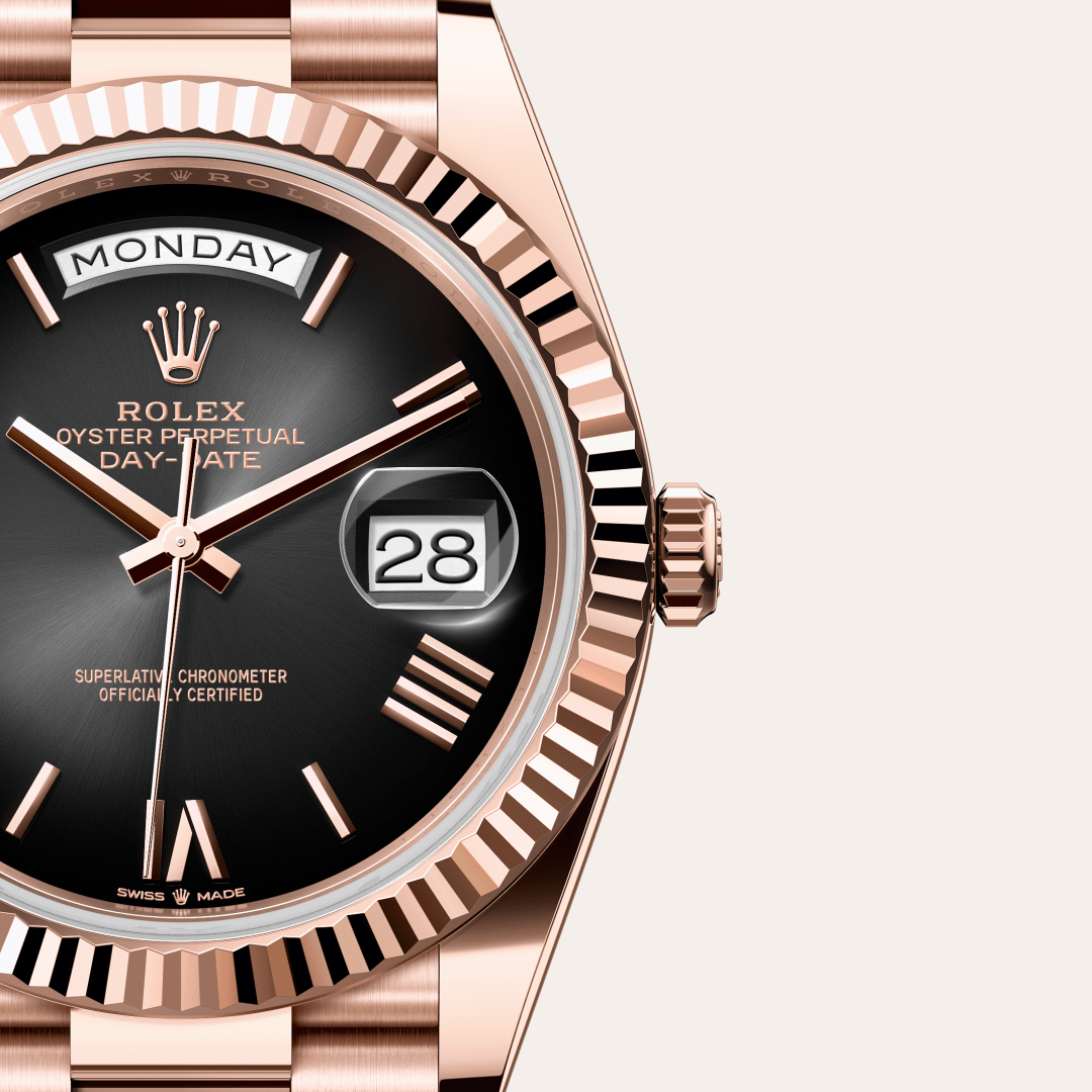 Rolex Day-Date i Everose guld - M228235-0055 - Bergströms Ur