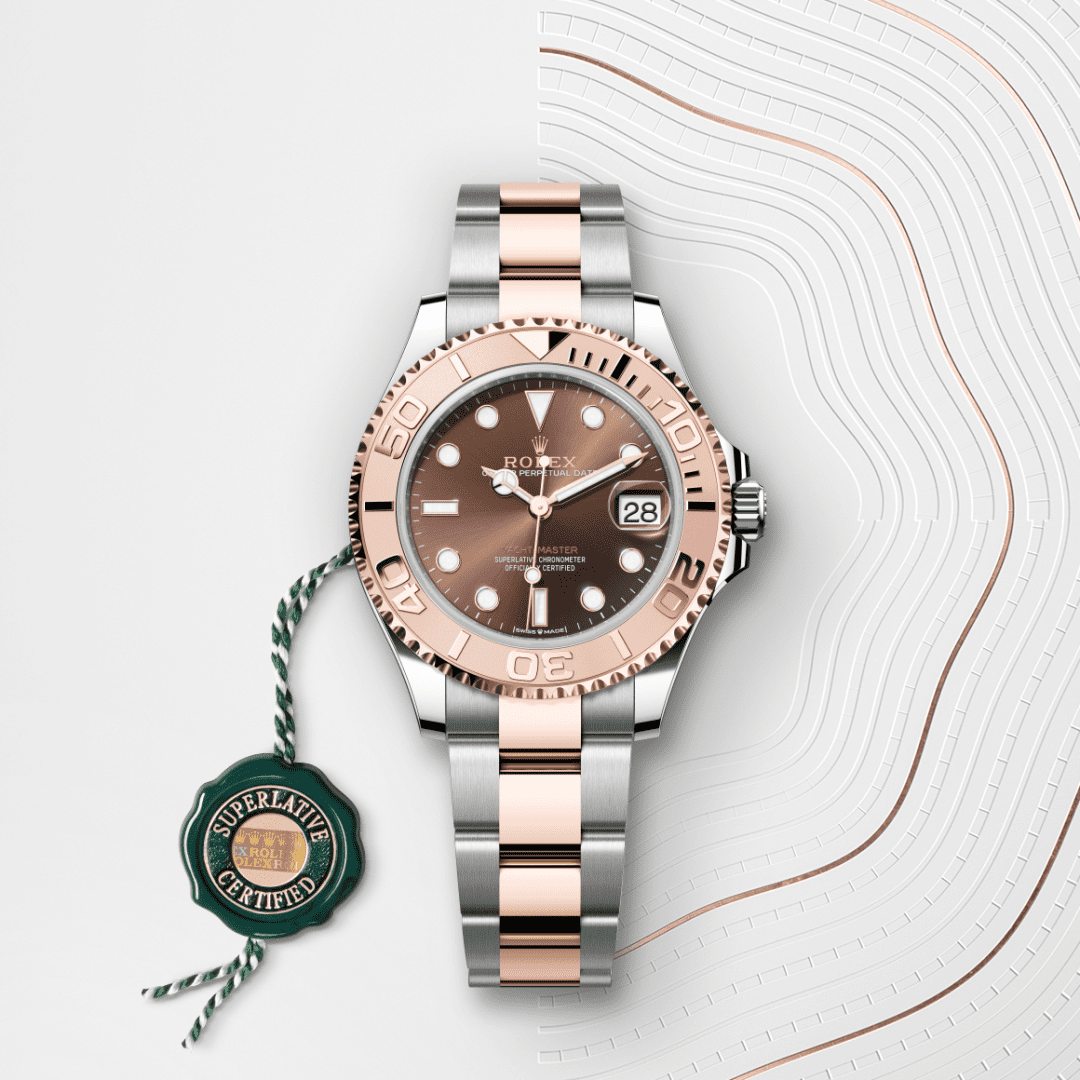 Rolex Yacht-Master II I Oystersteel och Everosé guld - M268621-0003 - Bergströms Ur