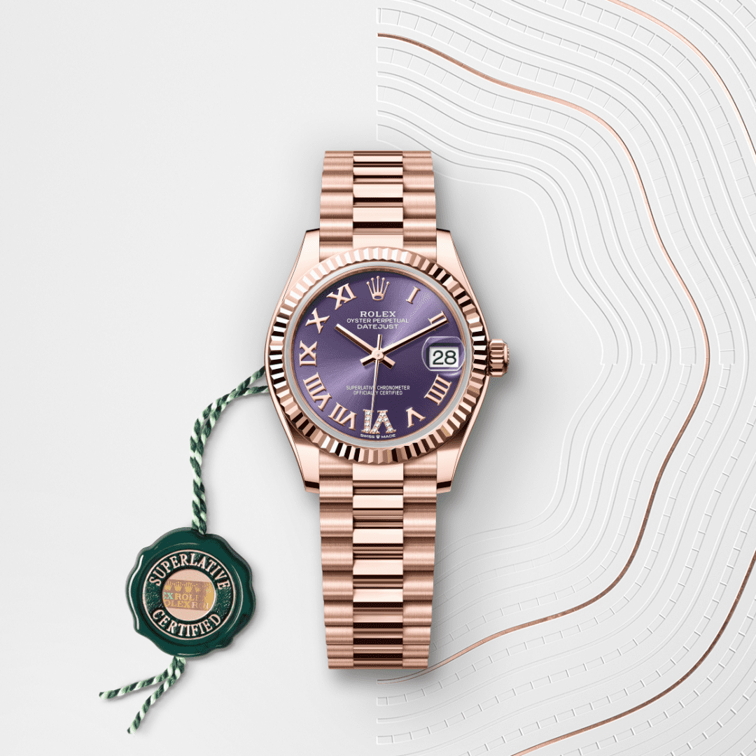 Rolex Datejust I Everose guld - M278275-0029 - Bergströms Ur