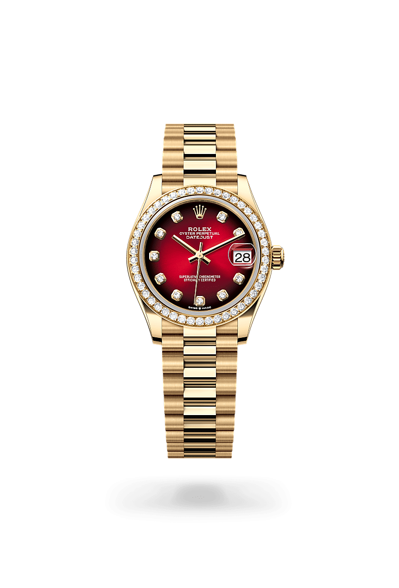 Rolex Datejust I Gult guld och diamanter - m278288rbr-0041 - Bergströms Ur