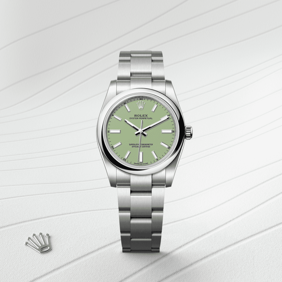 Rolex Oyster Perpetual I Oystersteel - m124200-0006 - Bergströms Ur