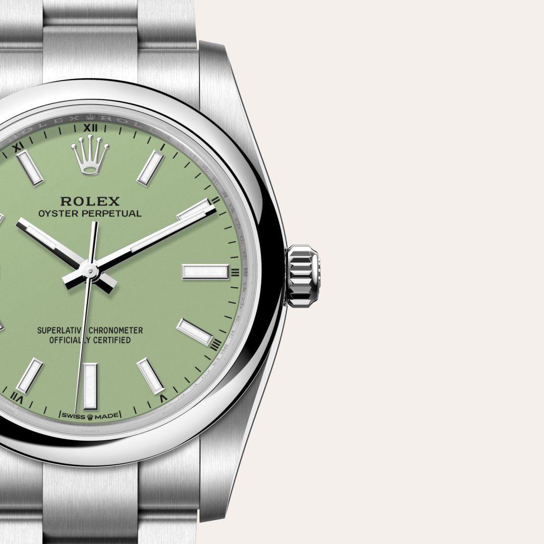 Rolex Oyster Perpetual I Oystersteel - m124200-0006 - Bergströms Ur