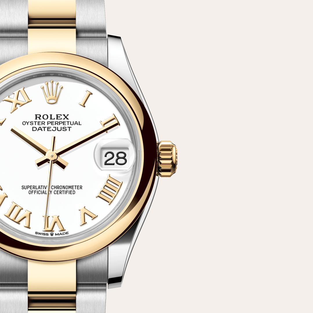 Rolex Datejust I Oystersteel och gult guld - M278243-0001 - Bergströms Ur