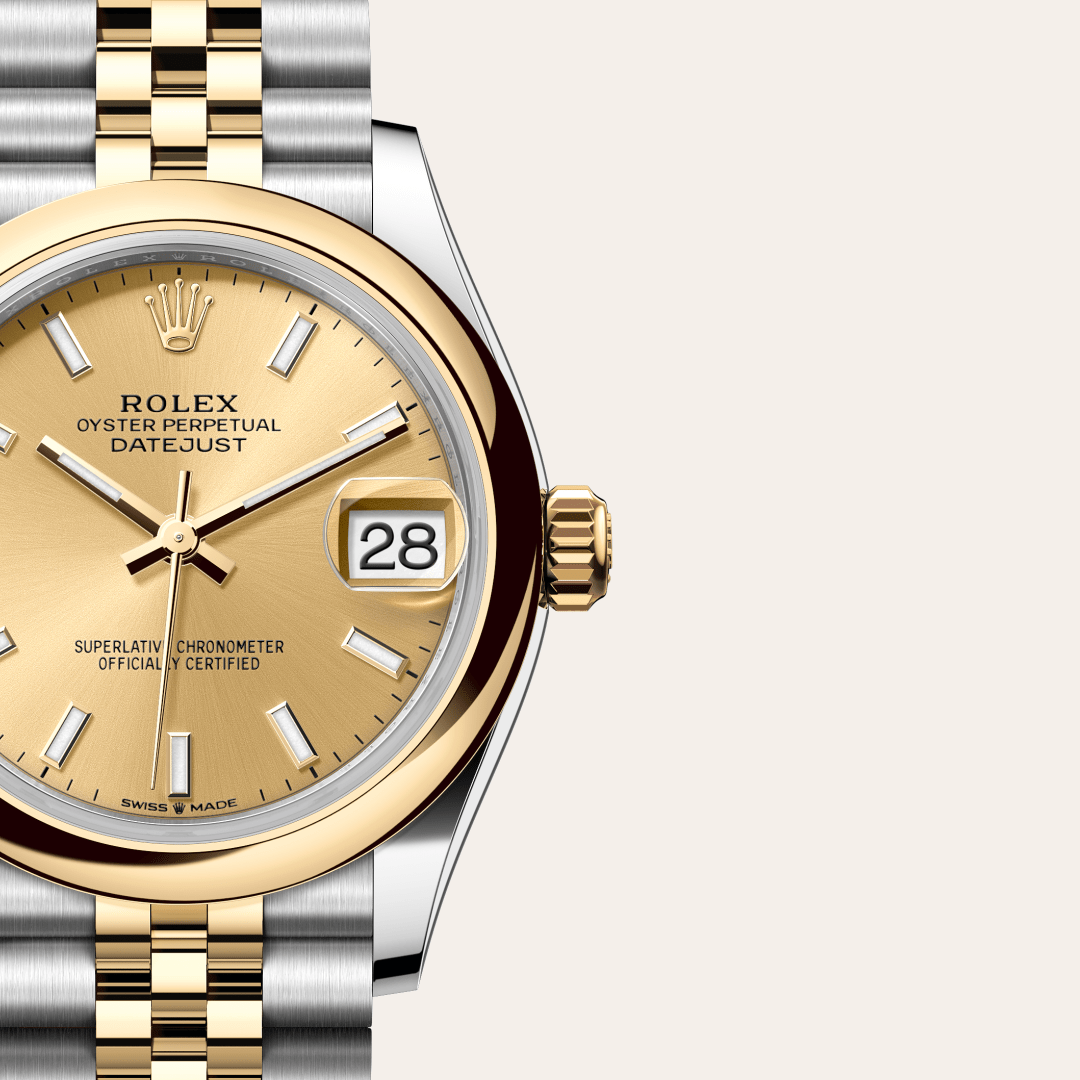 Rolex Datejust I Oystersteel och gult guld - M278243-0014 - Bergströms Ur