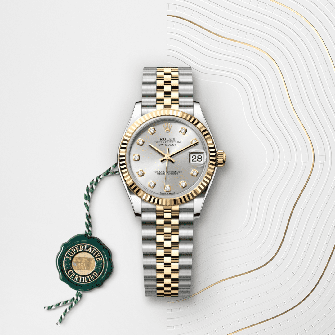 Rolex Datejust I Oystersteel och gult guld - M278273-0020 - Bergströms Ur