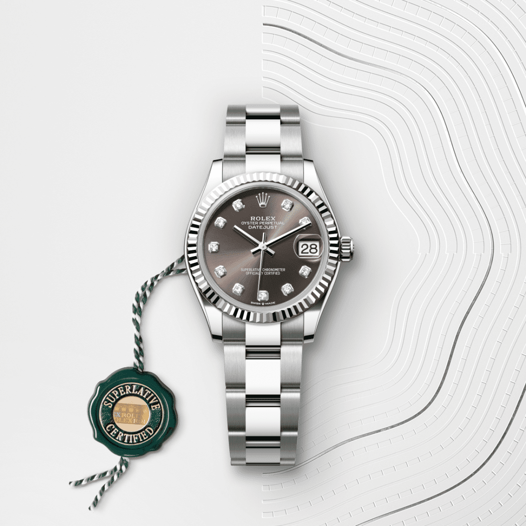 Rolex Datejust I Oystersteel och vitt guld - M278274-0007 - Bergströms Ur