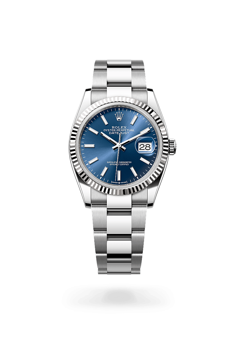 Rolex Datejust I Oystersteel och vitt guld - M126234-0018 - Bergströms Ur