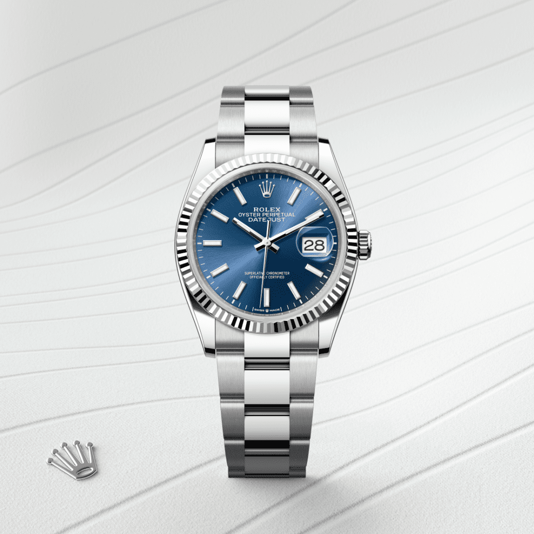 Rolex Datejust I Oystersteel och vitt guld - M126234-0018 - Bergströms Ur