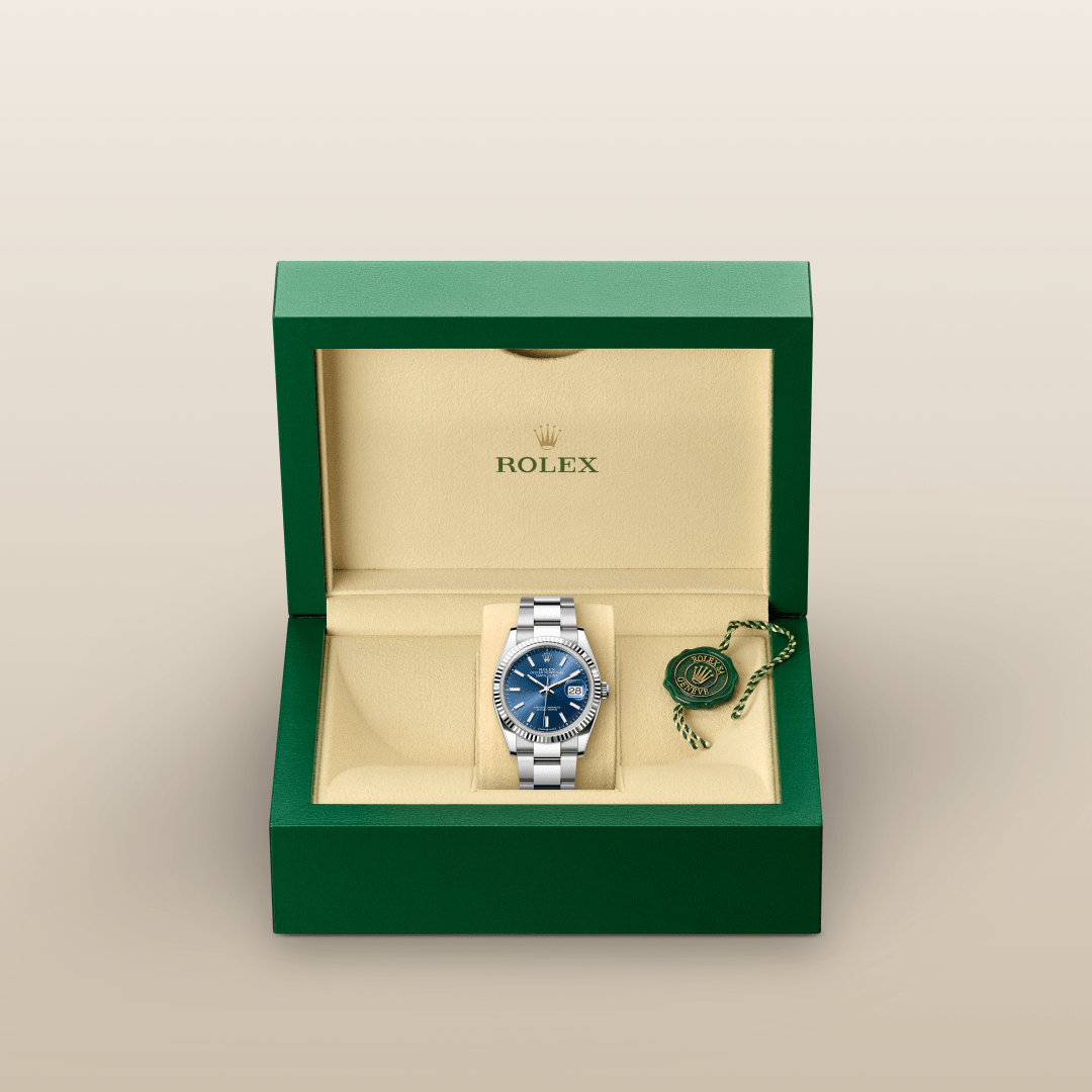 Rolex Datejust I Oystersteel och vitt guld - M126234-0018 - Bergströms Ur