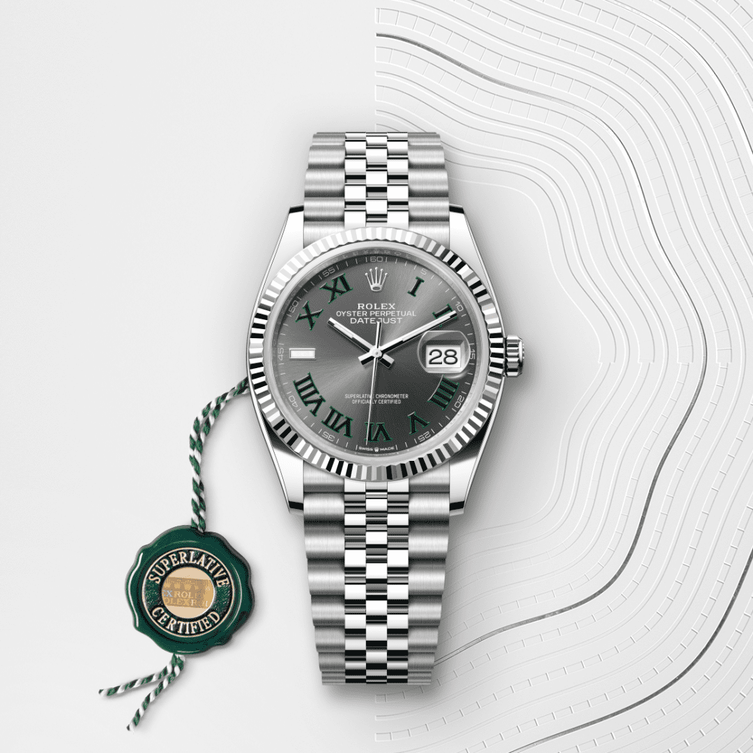 Rolex Datejust I Oystersteel och vitt guld - M126234-0045 - Bergströms Ur