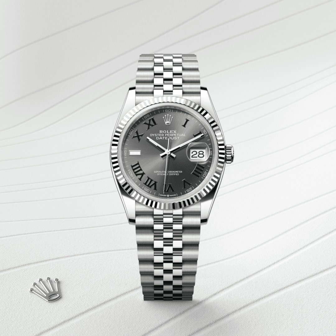 Rolex Datejust I Oystersteel och vitt guld - M126234-0045 - Bergströms Ur