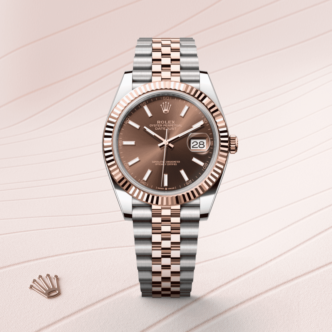 Rolex Datejust I Oystersteel och everose guld - M126331-0002 - Bergströms Ur