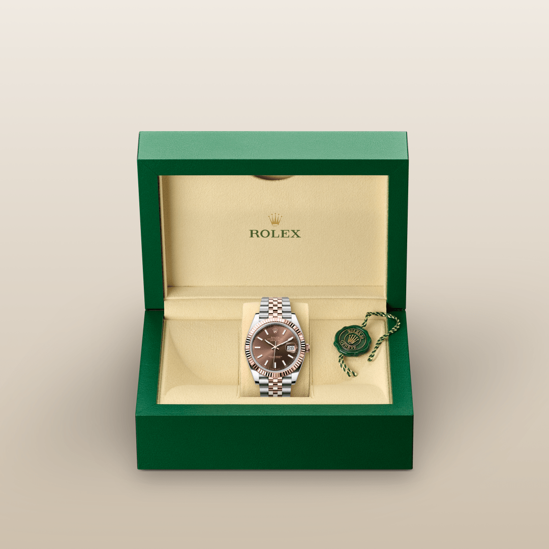 Rolex Datejust I Oystersteel och everose guld - M126331-0002 - Bergströms Ur