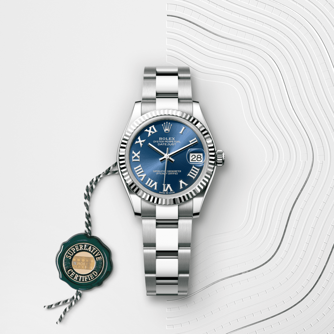 Rolex Datejust I Oystersteel och vitt guld - M278274-0033 - Bergströms Ur
