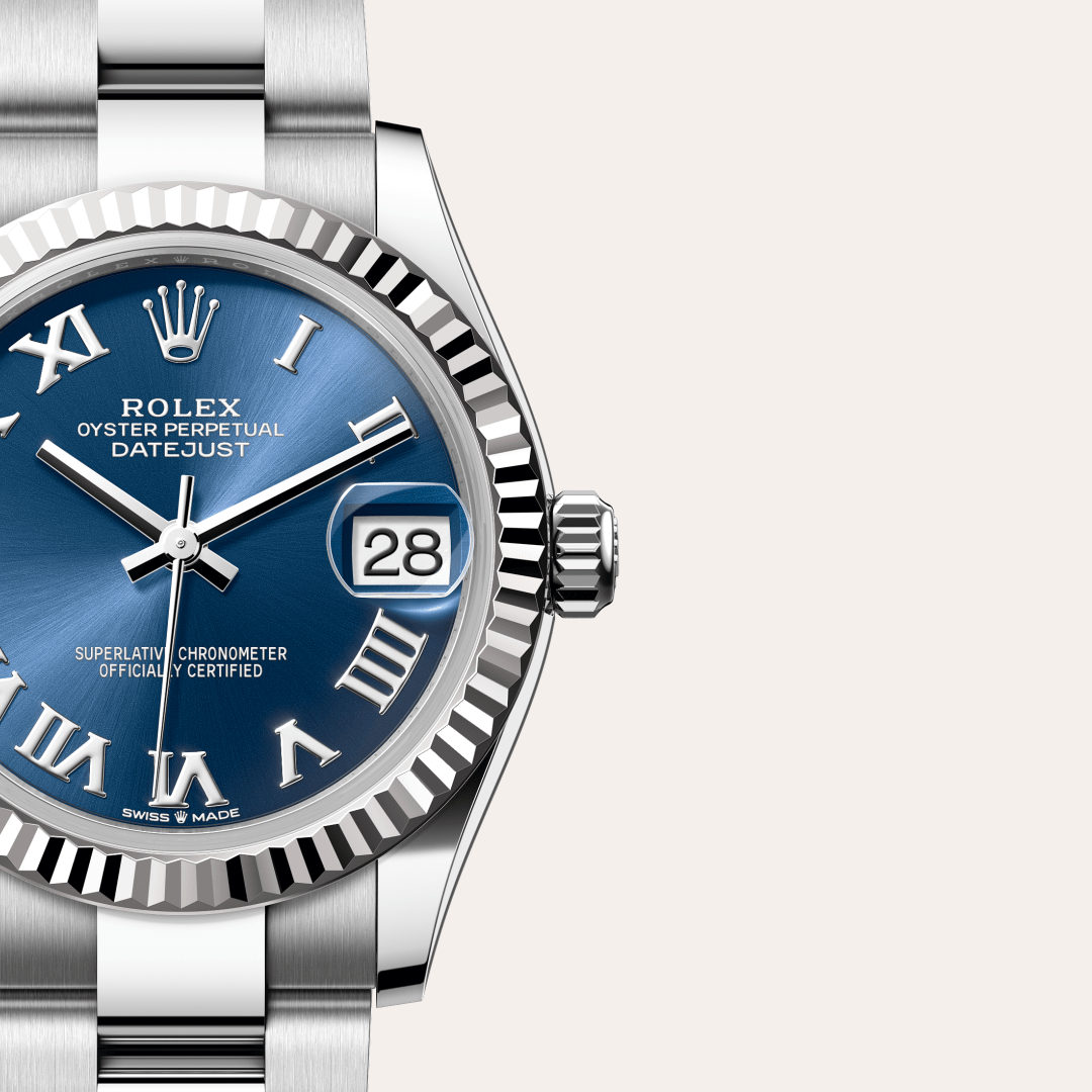 Rolex Datejust I Oystersteel och vitt guld - M278274-0033 - Bergströms Ur