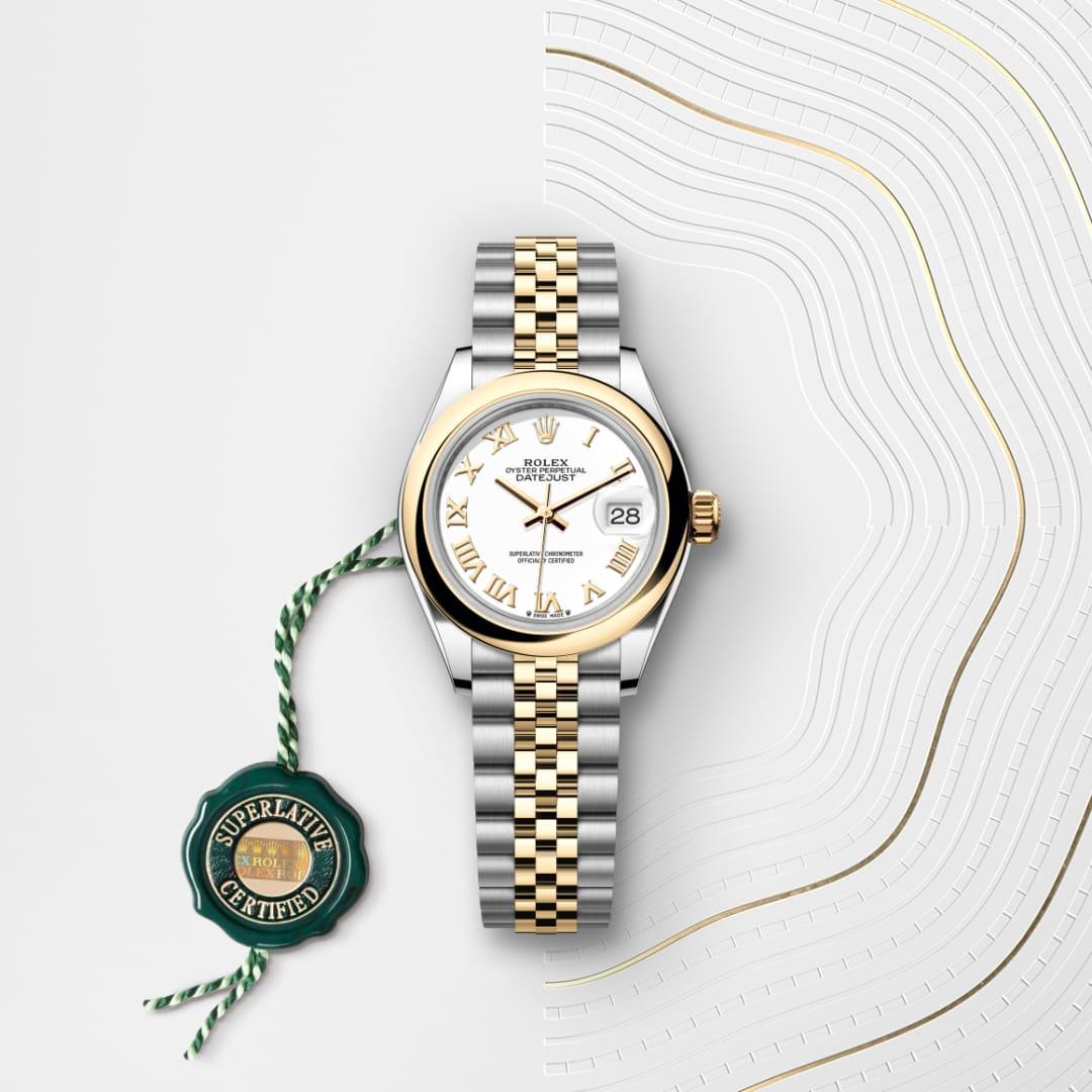 Rolex Lady-Datejust I Oystersteel och gult guld - M279163-0023 - Bergströms Ur