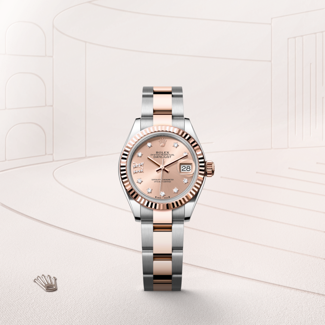 Rolex Lady-Datejust I Oystersteel och Everose guld - M279171-0028 - Bergströms Ur