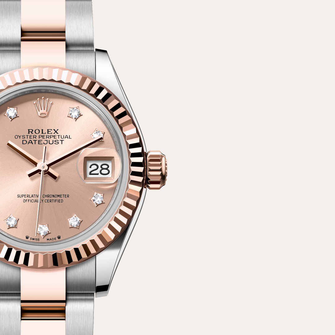 Rolex Lady-Datejust I Oystersteel och Everose guld - M279171-0028 - Bergströms Ur