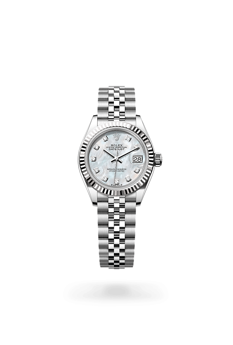 Rolex Lady-Datejust I Oystersteel och vitt guld - M279174-0009 - Bergströms Ur