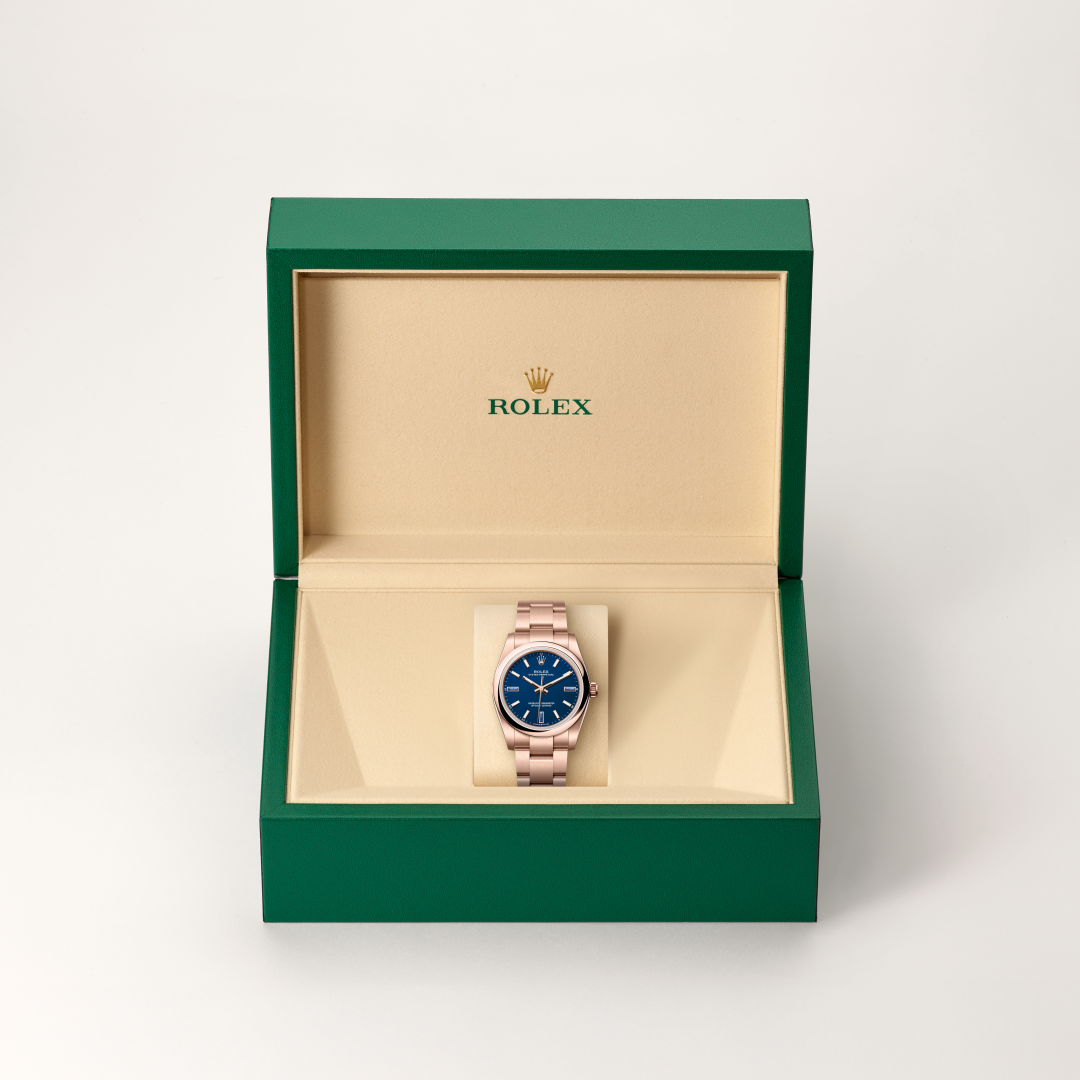 Rolex Oyster Perpetual I Everose - M124205-0002 - Bergströms Ur